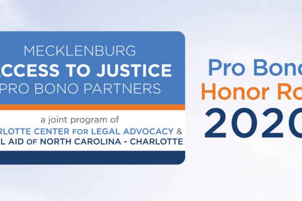 2020 Pro Bono Honor Roll